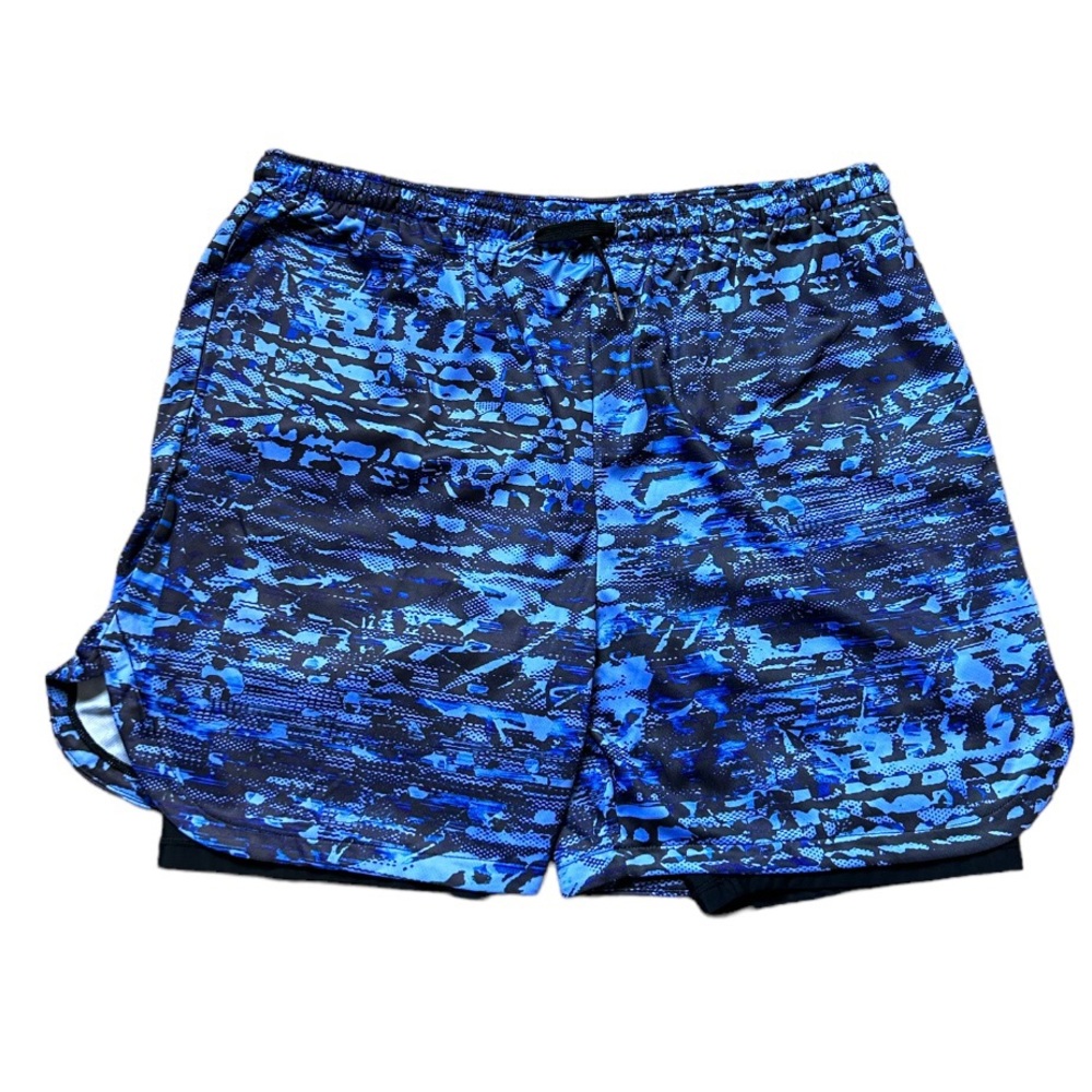 ZYIA Active Blue Vision Intensity Athletic Shorts Size 3XL